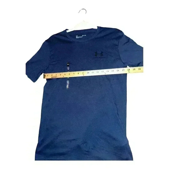 Under Armour Mens Sportstyle Blue Short Sleeve Tee, Small - Picture 5 of 6